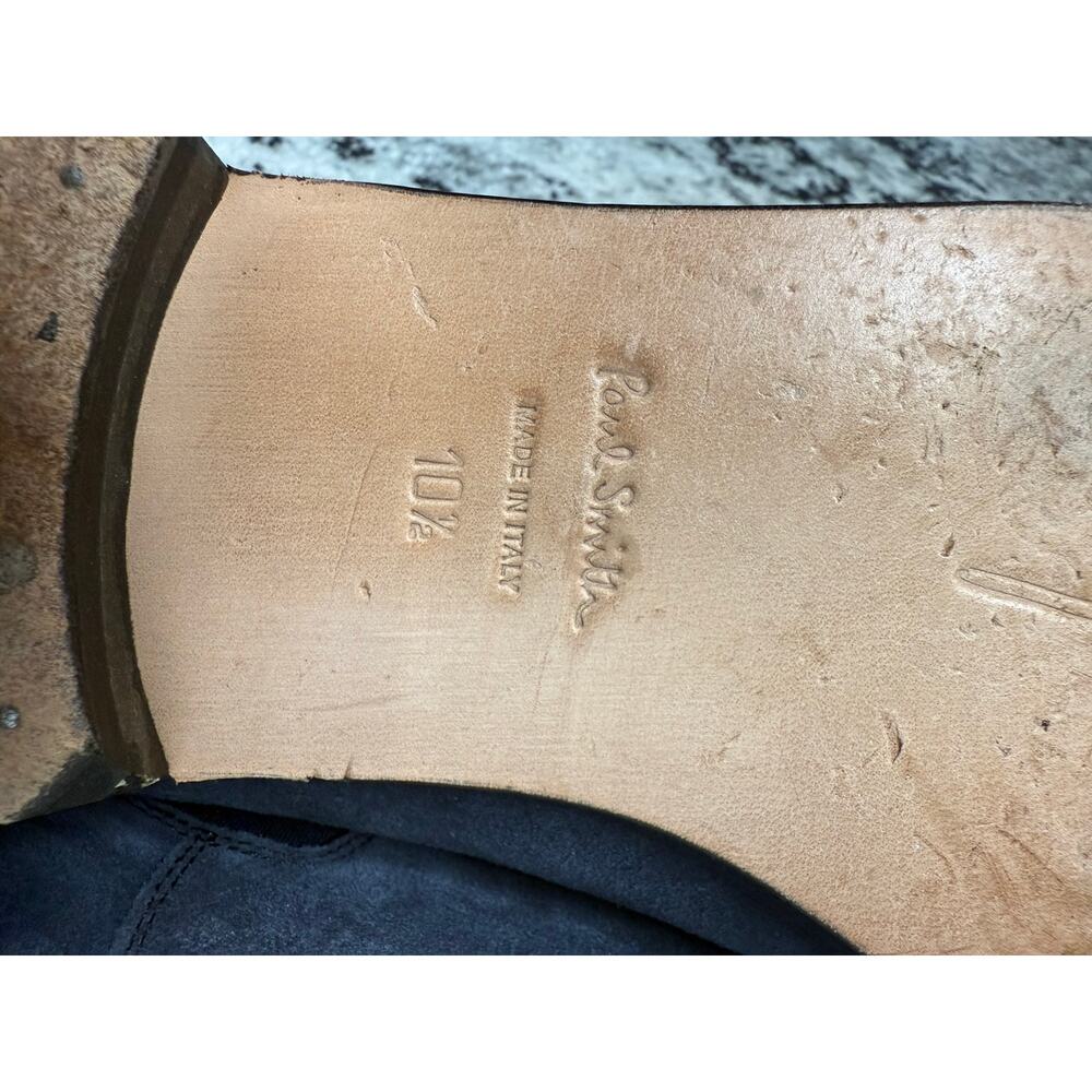 Paul Smith Blue Suede Chelsea Boots - Picture 8 of 8
